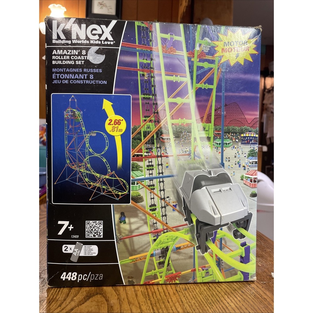 K'nex Amazin' 8 Roller Coaster Building Set (Model 13409)
